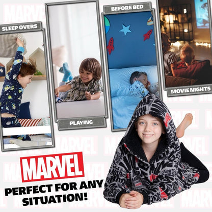 Marvel Boys Hoodie Blanket Oversized - One size