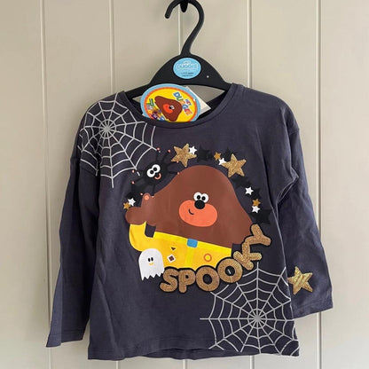 Hey Duggee Halloween Top T-Shirt Long Sleeve Kids