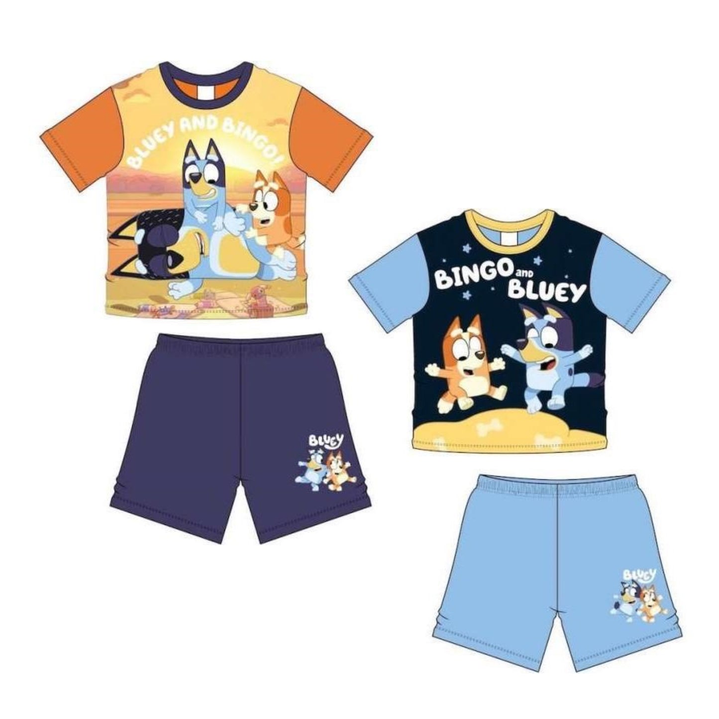 Bluey And Bingo Boys Pyjamas Pjs Nightwear