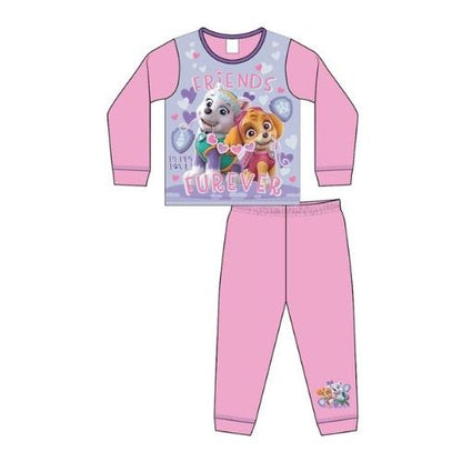 Paw Patrol Girls Pyjamas Sublimation Pjs Nightwear Long Sleeve Top Trousers