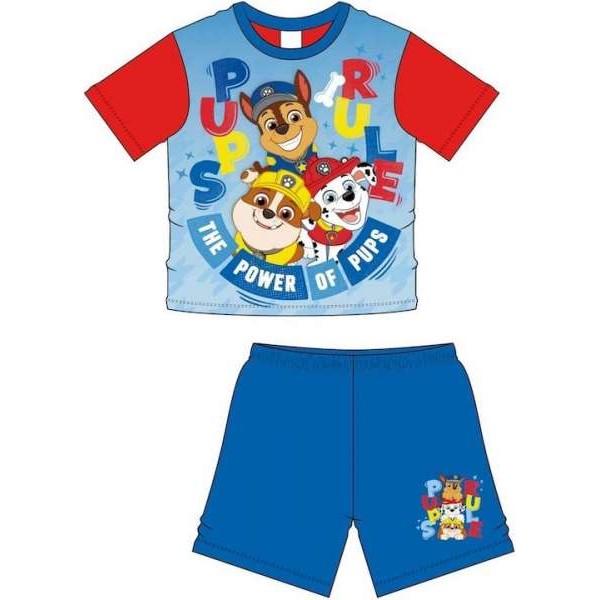 Paw Patrol Boys Pyjama Set Short Sleeve Two Piece Pyjamas