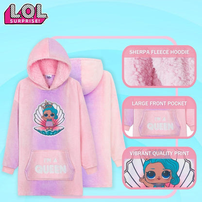 Lol Surprise Dolls Girls Hoodie Blanket Oversized