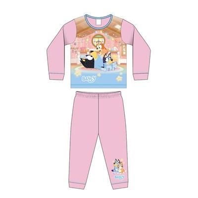 Bluey Girls LONG Pyjamas Pjs Nightwear Bandit Bingo