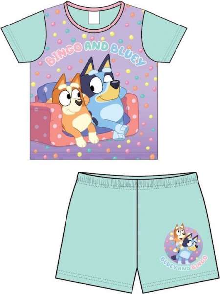 Bluey And Bingo Pyjamas Pjs Nightwear Sleepwear