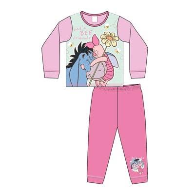 Disney Winnie The Pooh Bear Girls Pyjamas Long Sleeve Pjs Set