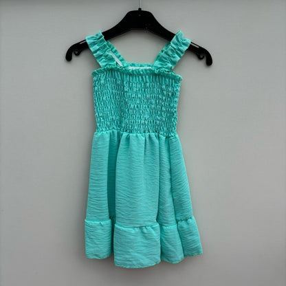 Girls summer dress kids childrens outfit bag sleeveless