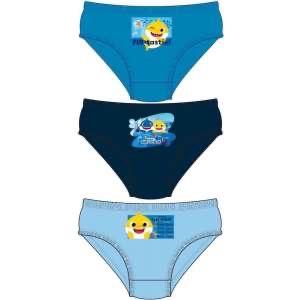 Baby Shark Winking Kids Boys Blue Underwear Pants Kids Multipack Briefs 3 Pack