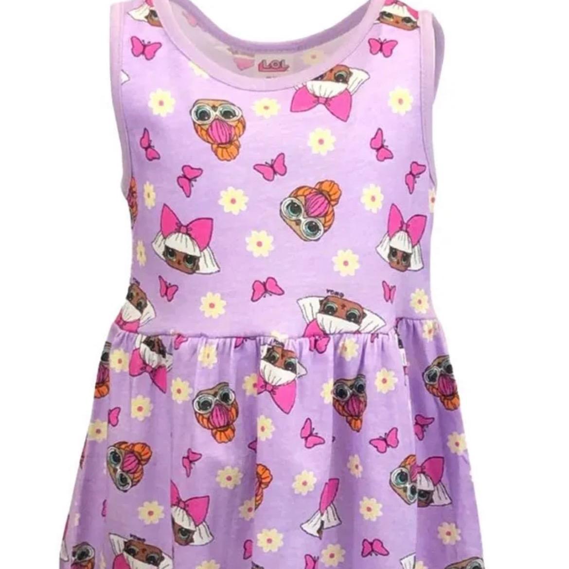 LOL Surprise Dress Lilac Purple Girls Summer Kids