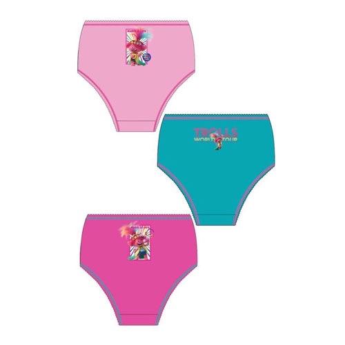 Trolls World Tour Girls Knickers Character Briefs Underwear Cotton Multipack 3 Pack