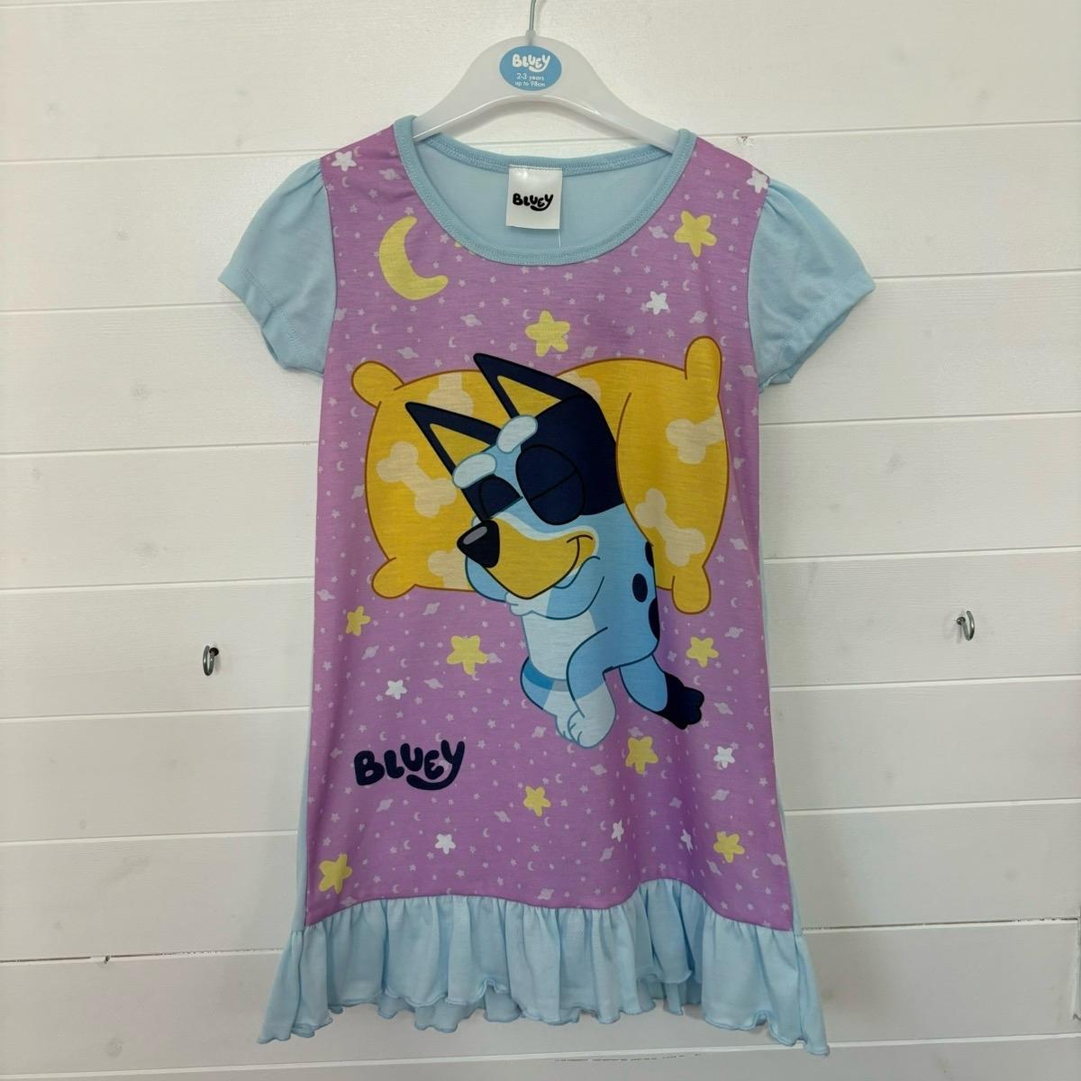 Bluey Girls Nightdress Nighty Nightie Pyjamas Nightwear