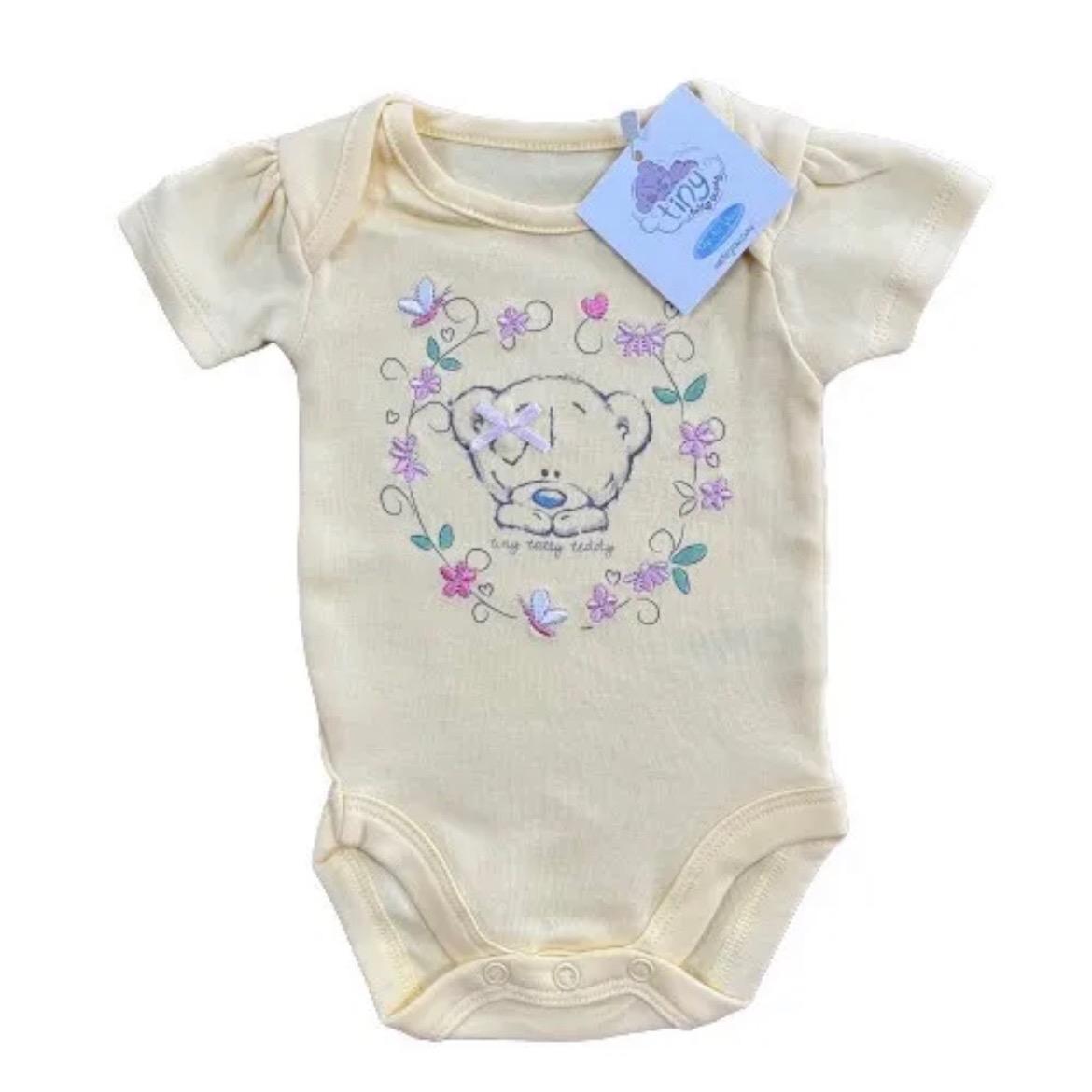 Baby Tatty Teddy Bodysuit Girls Romper Vest Multipack