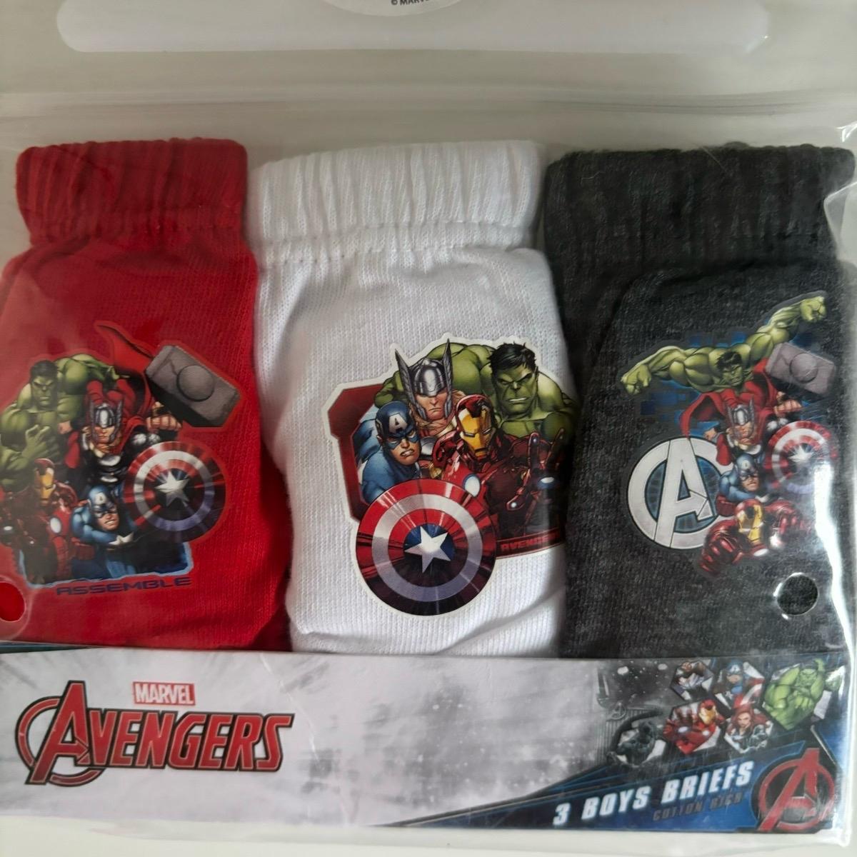 Marvel Avengers Boys Pants Underwear 3 Pack