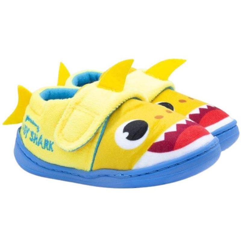 Baby Shark Slippers Kids Childrens Toddler Infants Character Bed Shoes