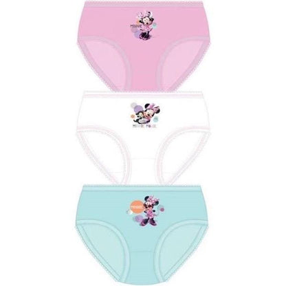 Disney Minnie Mouse Knickers Girls Underwear Briefs Cotton