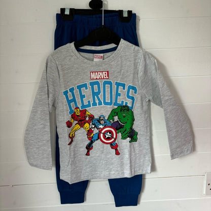 Marvel Boys Pyjamas Iron Man Hulk Captain America Pjs Nightwear