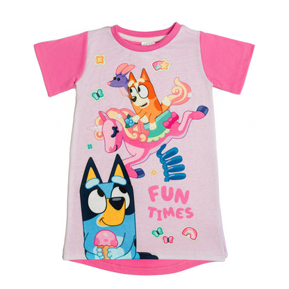 Bluey Girls Nightdress Nighty Nightie Pyjamas Nightwear