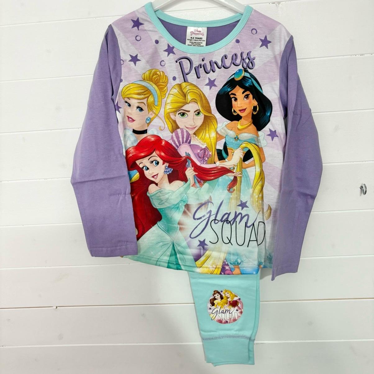 Disney Princess Girls Pyjamas Pjs Nightwear