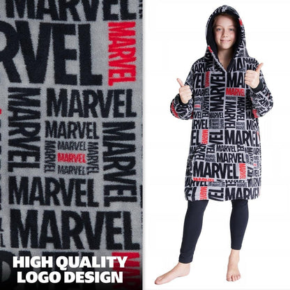 Marvel Boys Hoodie Blanket Oversized - One size