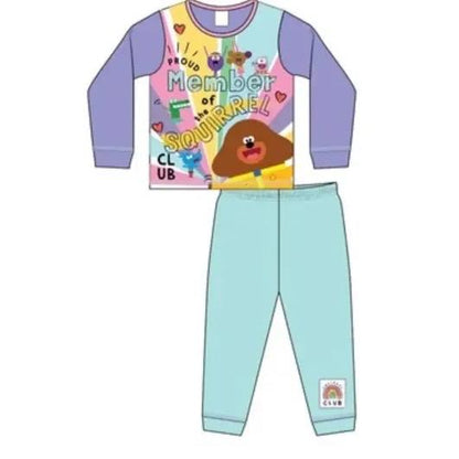 Hey Duggee Girls Pyjamas Pjs Nightwear Character Sleepwear