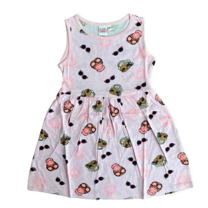 LOL Surprise Dress Baby Pink Girls Summer Dress