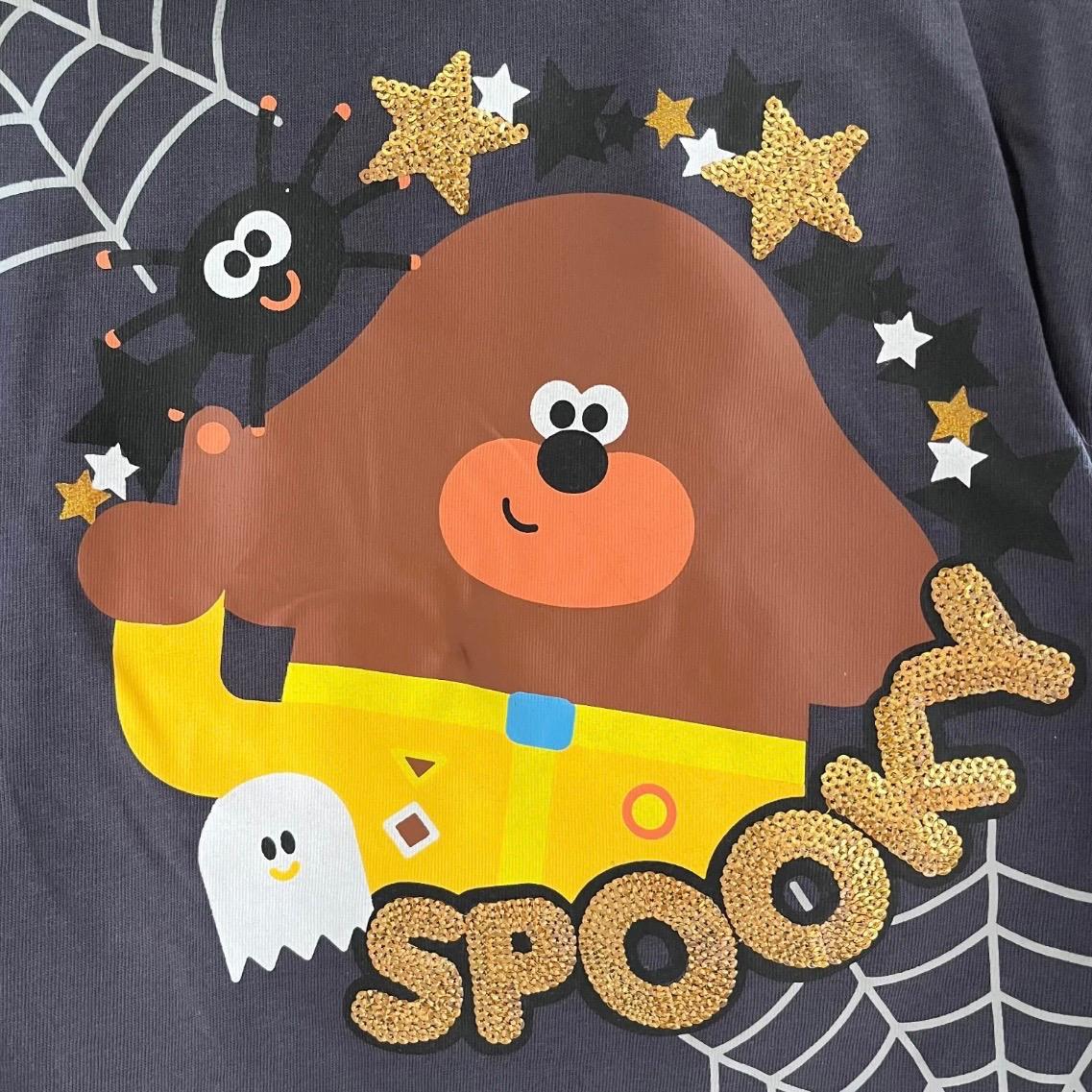 Hey Duggee Halloween Top T-Shirt Long Sleeve Kids