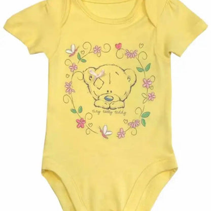 Baby Tatty Teddy Bodysuit Girls Romper Vest Multipack