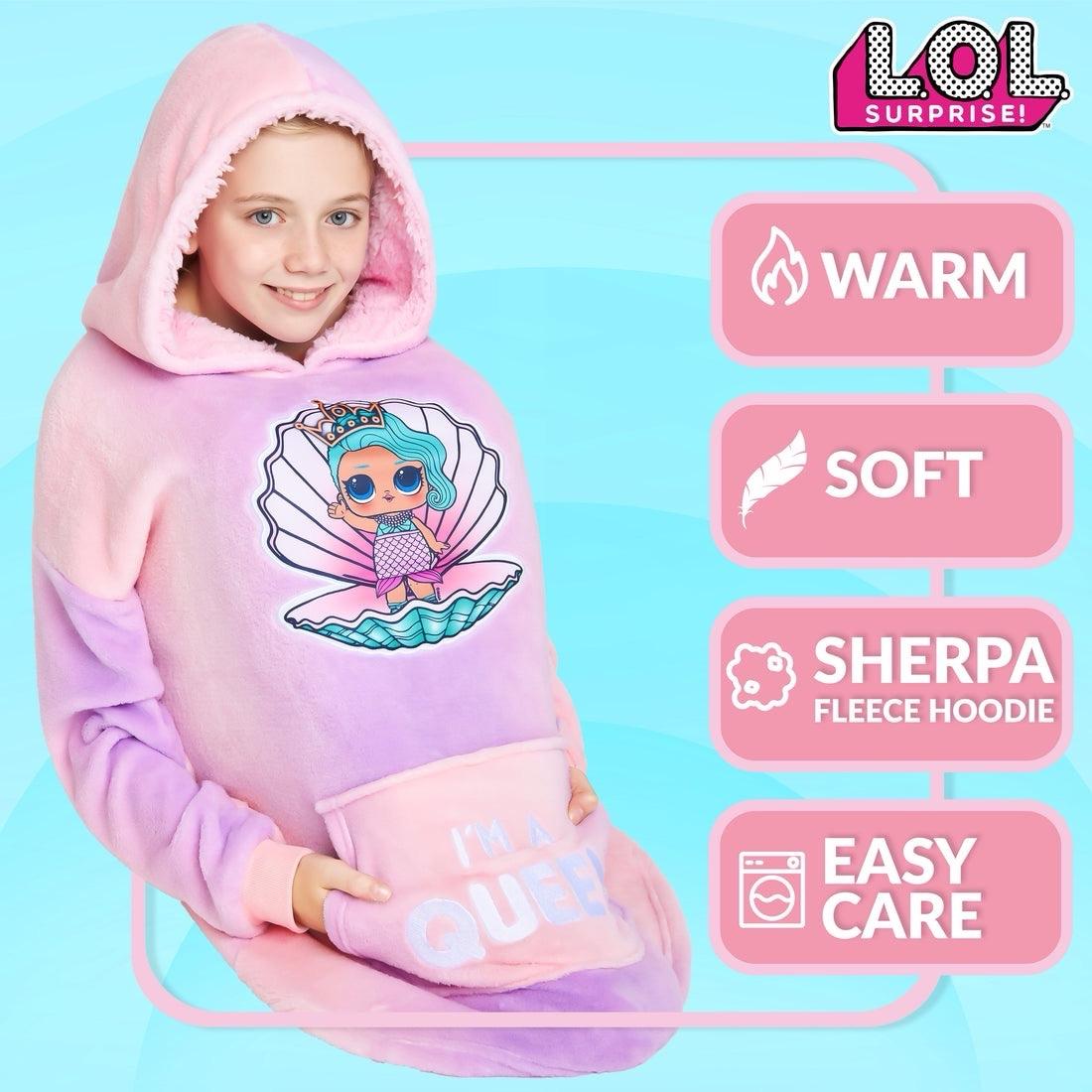 Lol Surprise Dolls Girls Hoodie Blanket Oversized