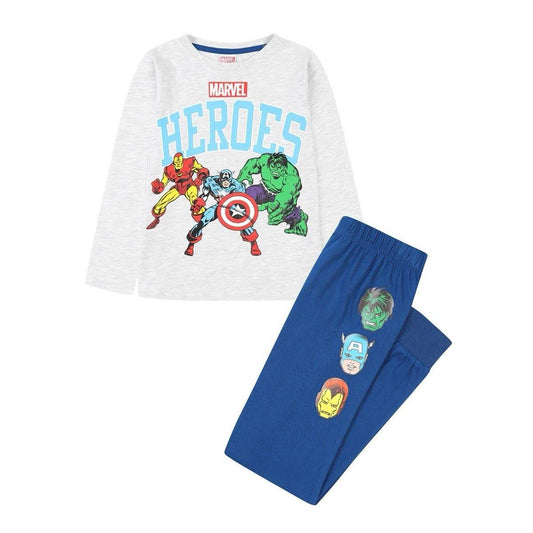 Marvel Boys Pyjamas Iron Man Hulk Captain America Pjs Nightwear