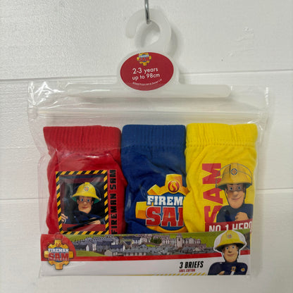 Fireman Sam Pants Underwear Briefs Boys