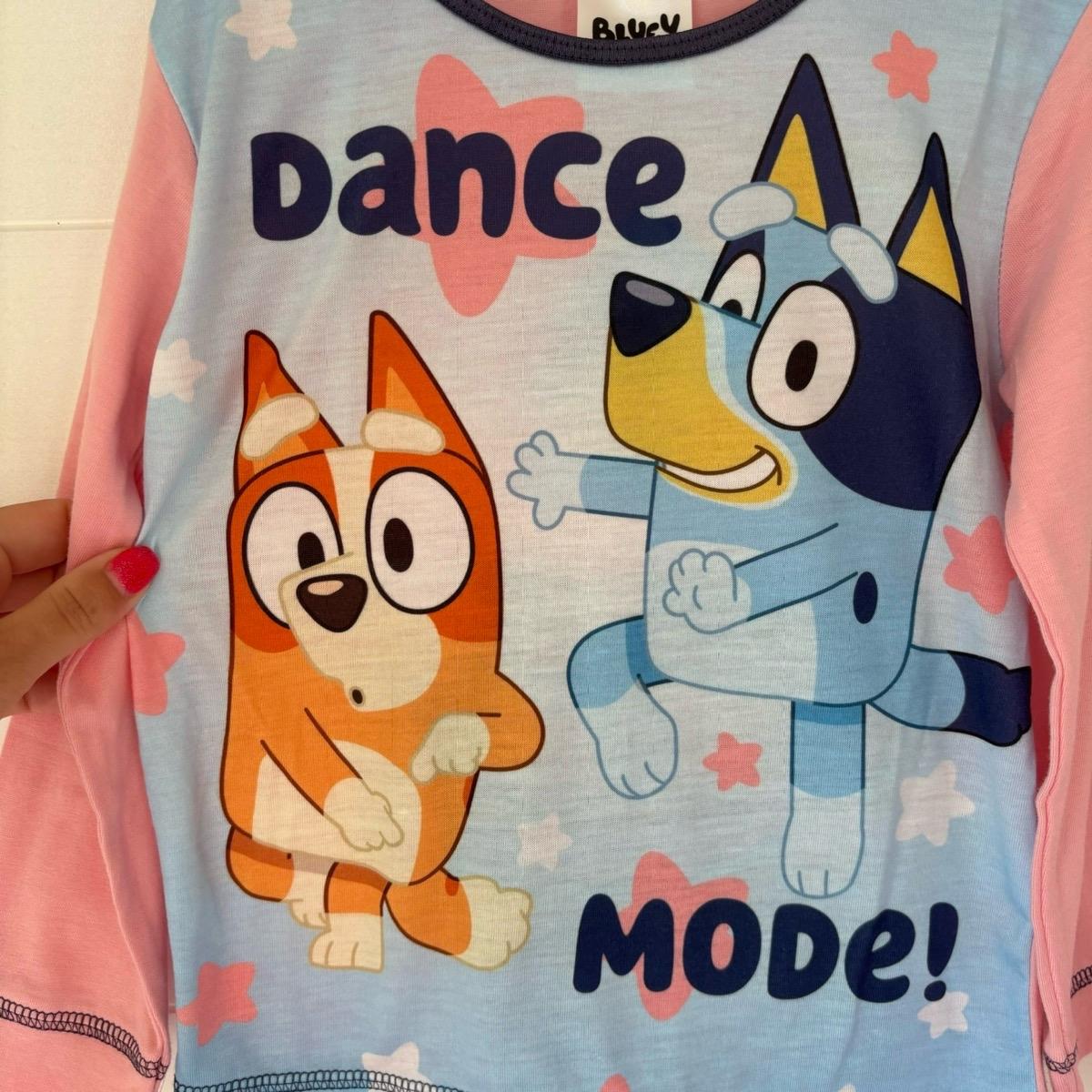 Bluey Dance Mode Girls Pyjamas LONG Pjs