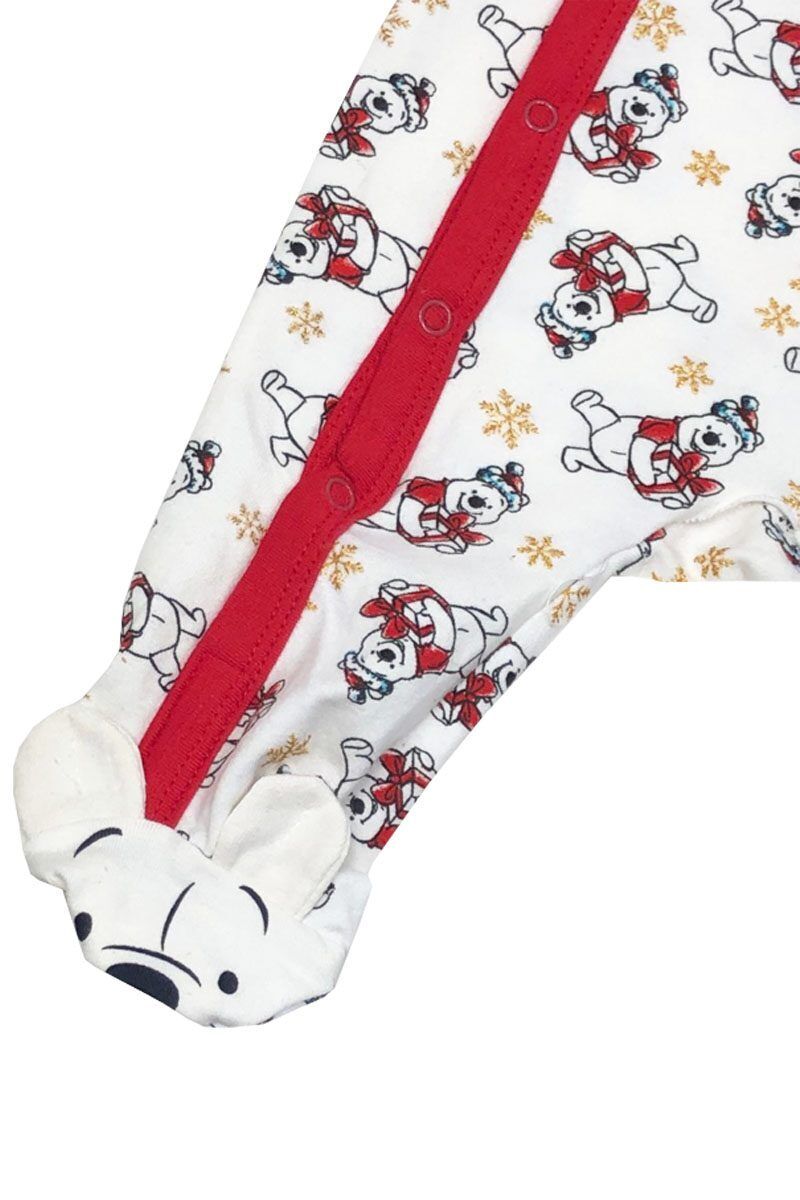 Baby Christmas Sleepsuit Disney Babygrow Festive Xmas Character Outfit